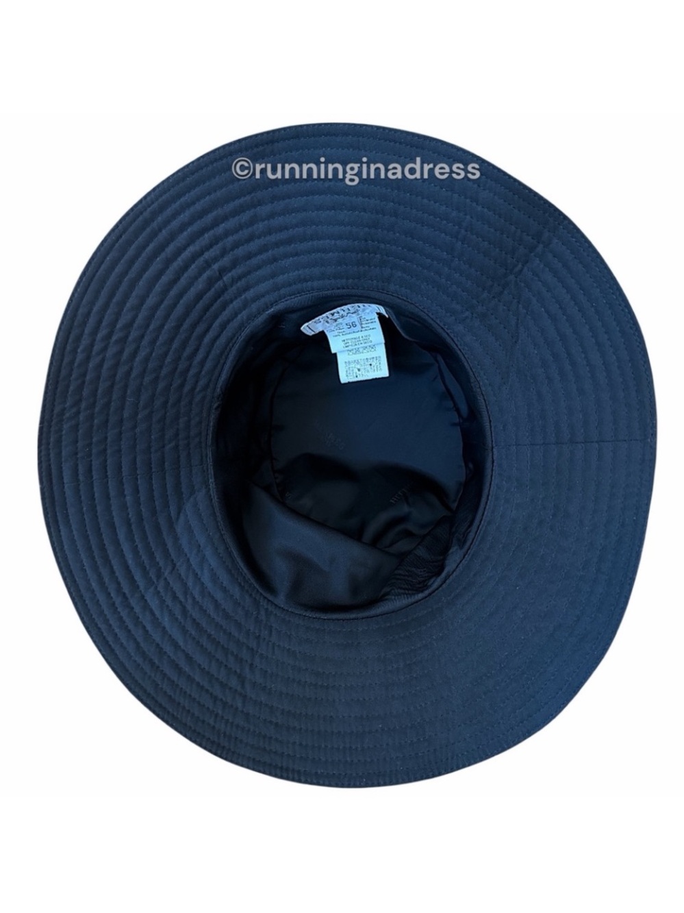Hermès Milo L’Aventure Technical Bucket Hat Black Size 56—Water Resistant - Picture 14 of 15